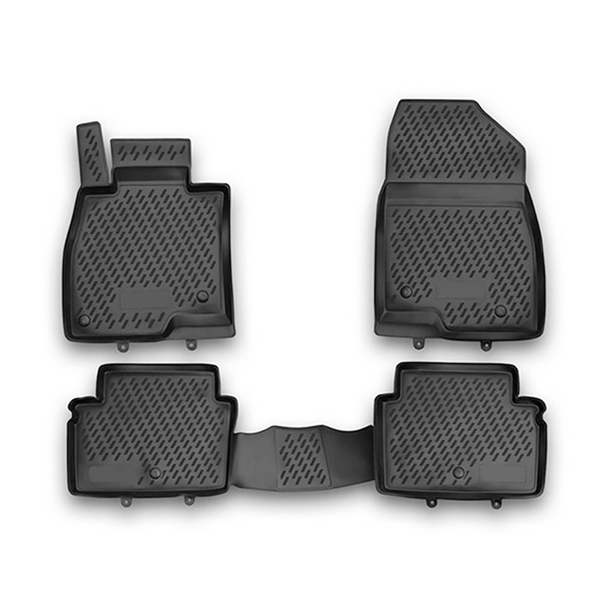 Mazda 6 Floor Mats - Omac - Rubber TPE - Black - '12-'17